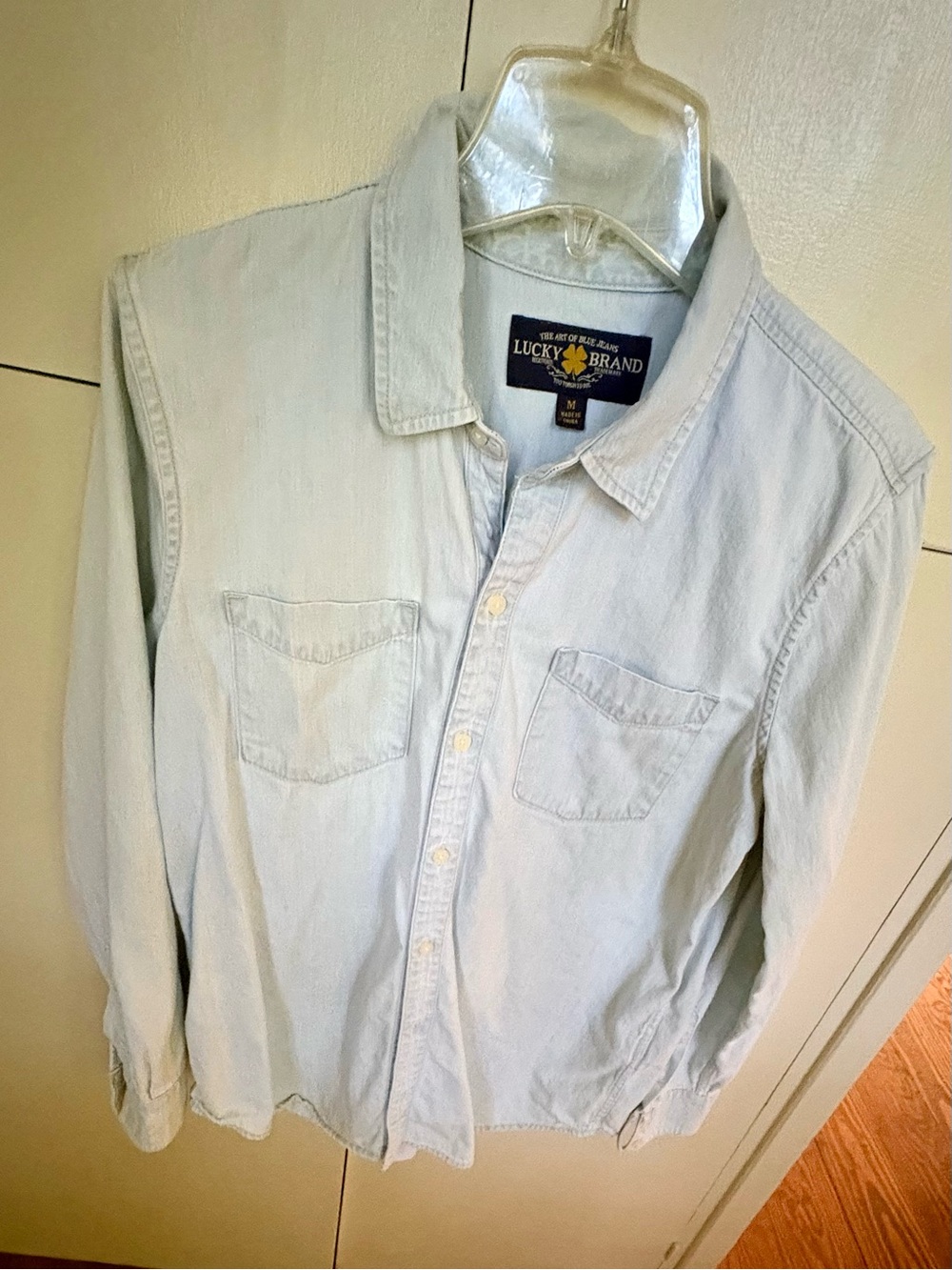 Lucky Brand Women’s Light Blue Denim Shirt